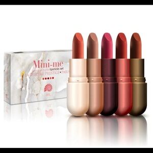 La Perdre Prestige Mini-Me Matte Lipstick Set - Red, Pink, Brown